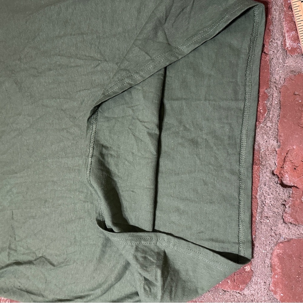 USMC MarineCorps Classic Olive Green Med Short Sleeve Tshirt Cotton MV Sport NWT - Picture 7 of 15